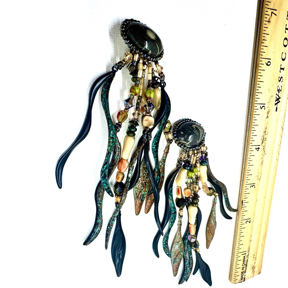 Artisan Chapita Dangle Earrings - Picture 9 of 10